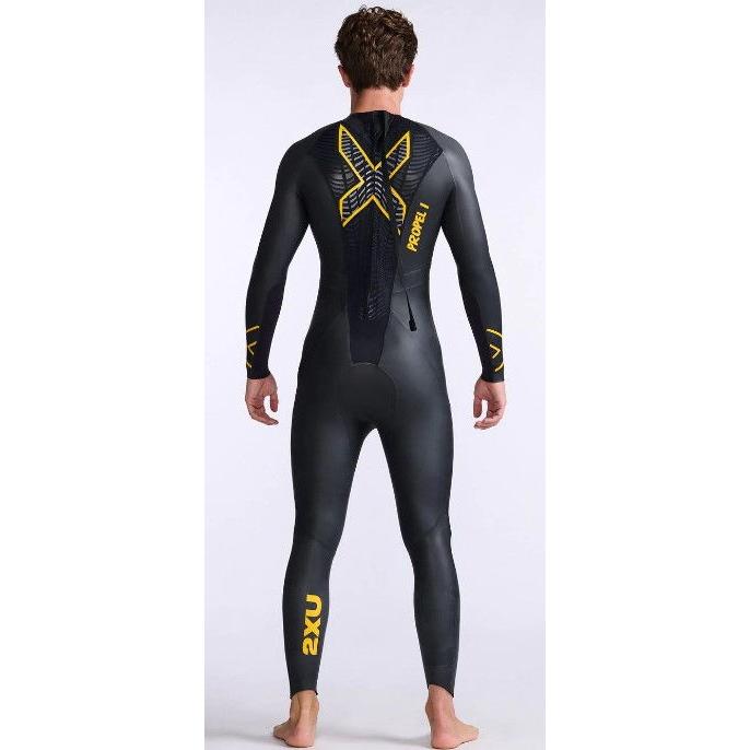 2XU メンズ トライアスロン用ウェットスーツ BLK/AMB サイズ：M 2XU メンズ トライアスロン用ウェットスーツP:1 プロペル
