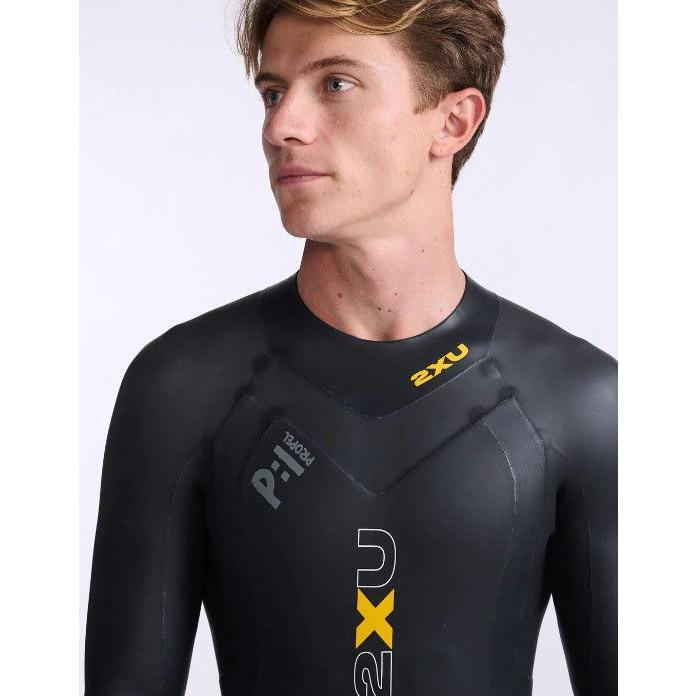 2XU メンズ トライアスロン用ウェットスーツ BLK/AMB サイズ：M 2XU メンズ トライアスロン用ウェットスーツP:1 プロペル