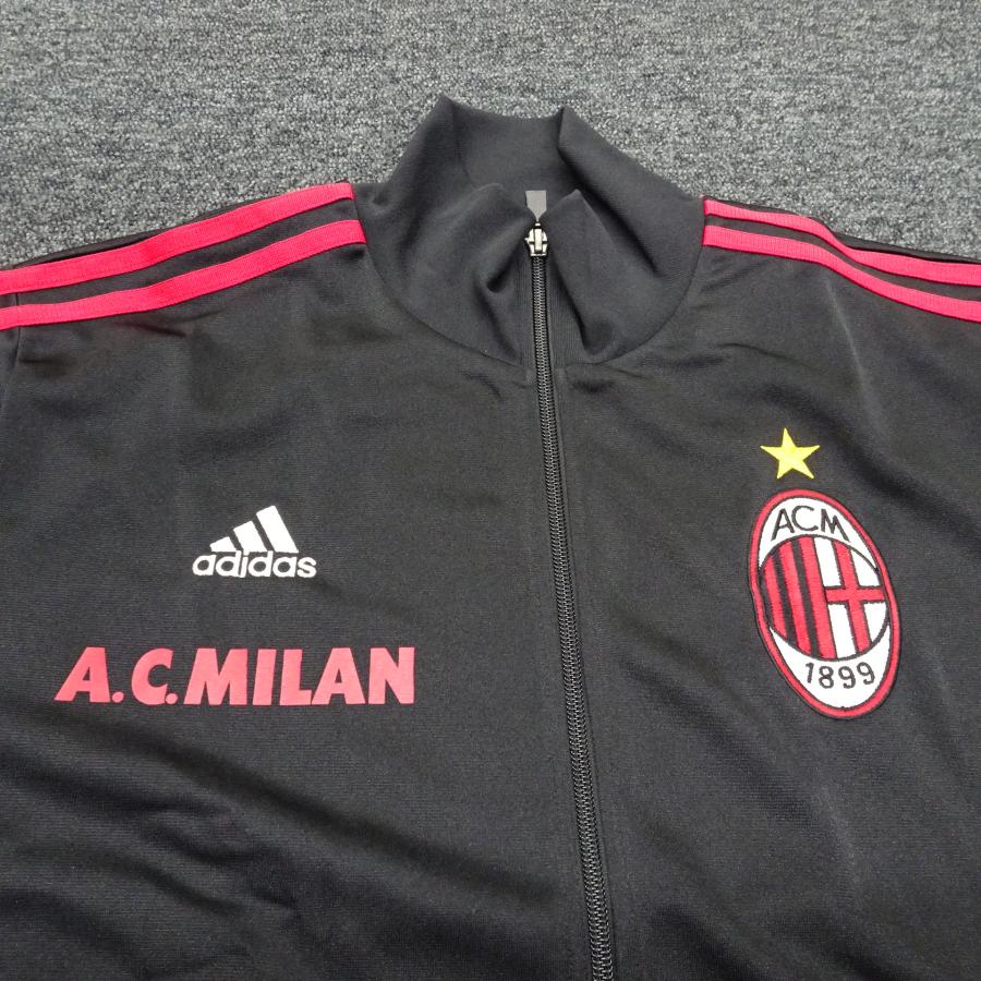 人気☆アディダス ACミラン 刺繍ロゴ エンブレム トラックジャケット XL b4adae1eb1f7b526ada0558ed2e33a