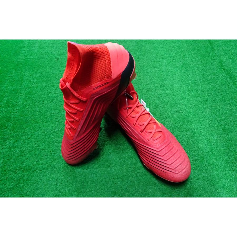 adidas（アディダス） プレデター 19.1 FG/AG RED : ジョーヅカ