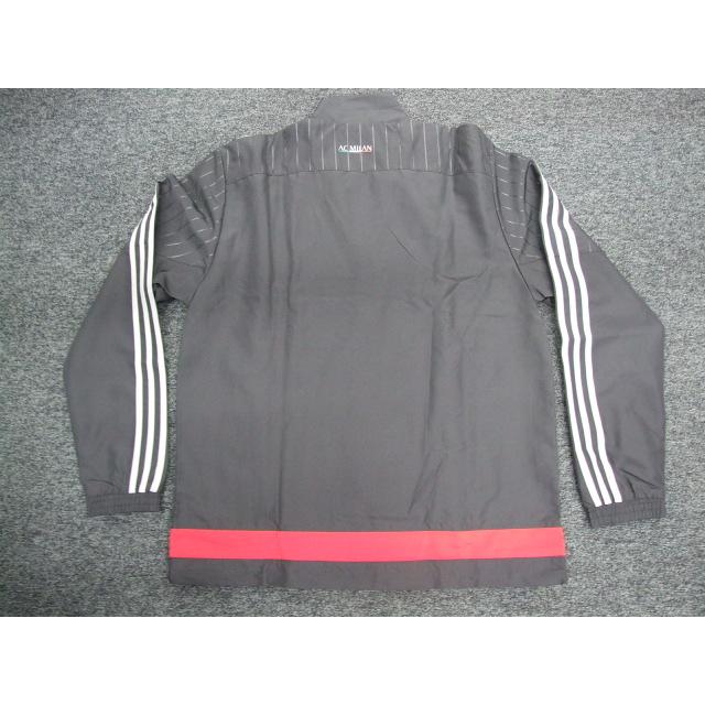 [特価] adidas ACミランウインドブレーカー上下セット BLK (L)#GYP29｜jospo0712｜05