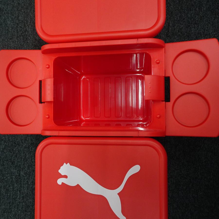 PUMA プーマ オリジナル クーラーボックス サッカー レッド PUMA（プーマ） [限定品!!] ミニテーブル付きクーラーBOX (RED