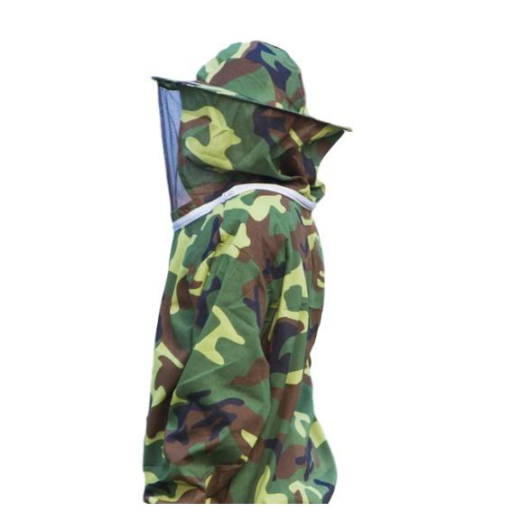 養蜂 防護服 上下 2点 セット 作業服 作業着 フェイスネット付 害虫 駆除 仕事 作業 業務用 蜂防護服 ミツバチ 養蜂着 （ホワイト / 迷彩） |  | 12