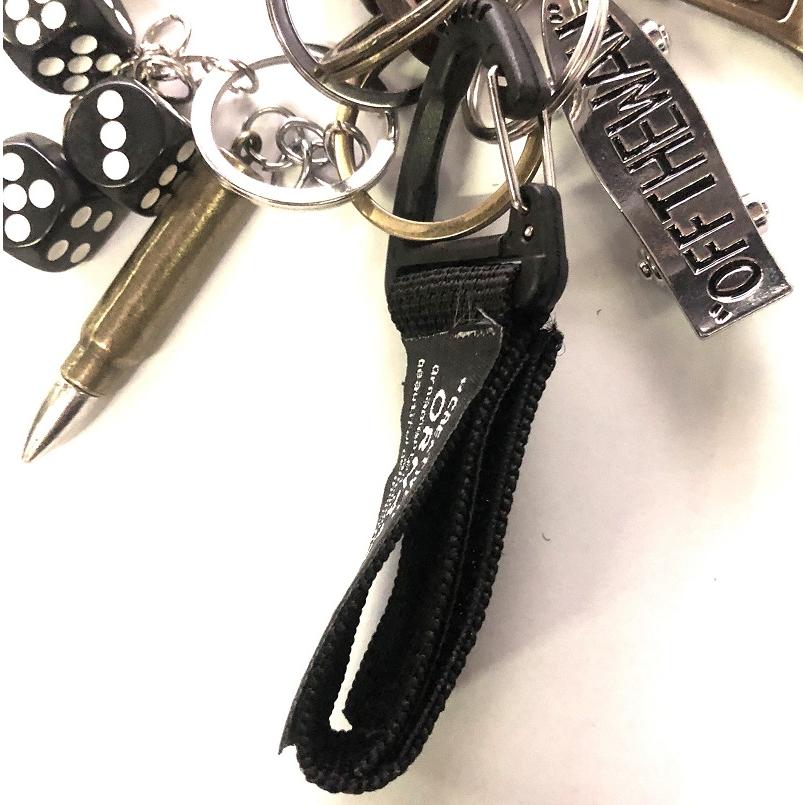 キーホルダー レトロ アメカジ ビンテージ 古着 ストリート ジャラジャラ ダイス スケボー 本革 巻き ステンレス カラビナ 送料無料 |  | 17
