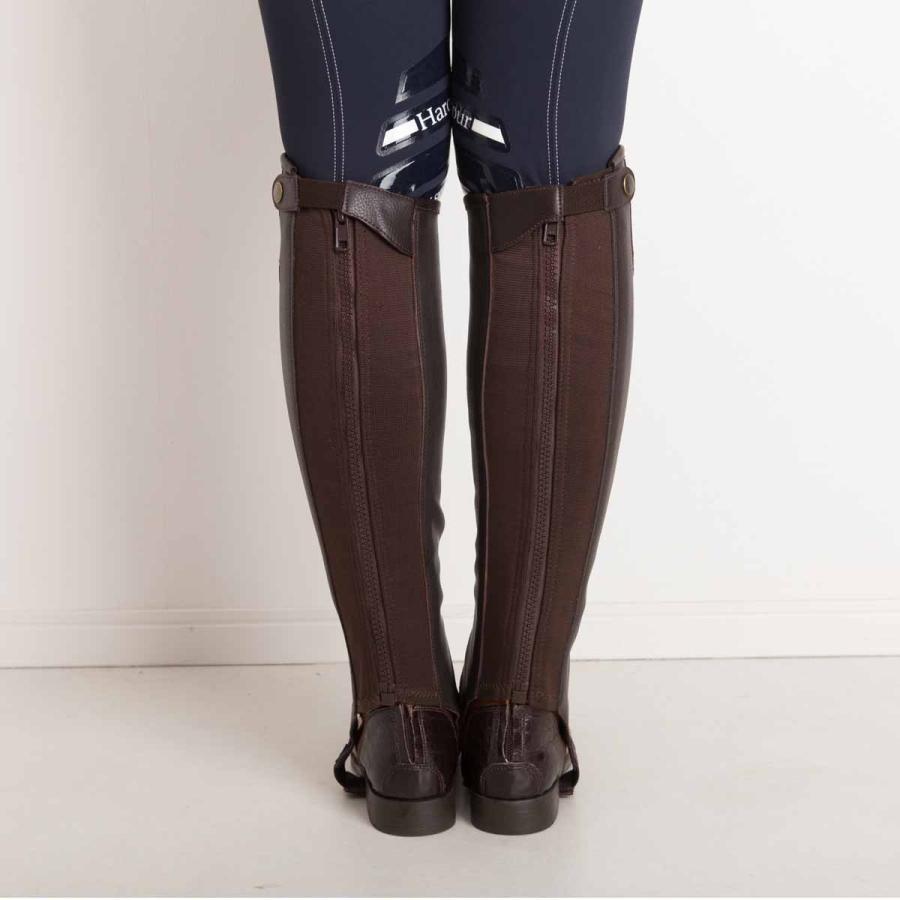 乗馬用品 BUSSE ソフト ハーフ チャップス ブラウン 乗馬 馬具 : 乗馬 
