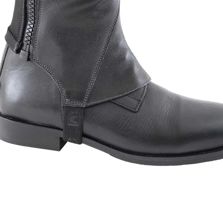 乗馬用品 Cavallo ダイナミック 本革 チャップス ブラック 乗馬 馬具