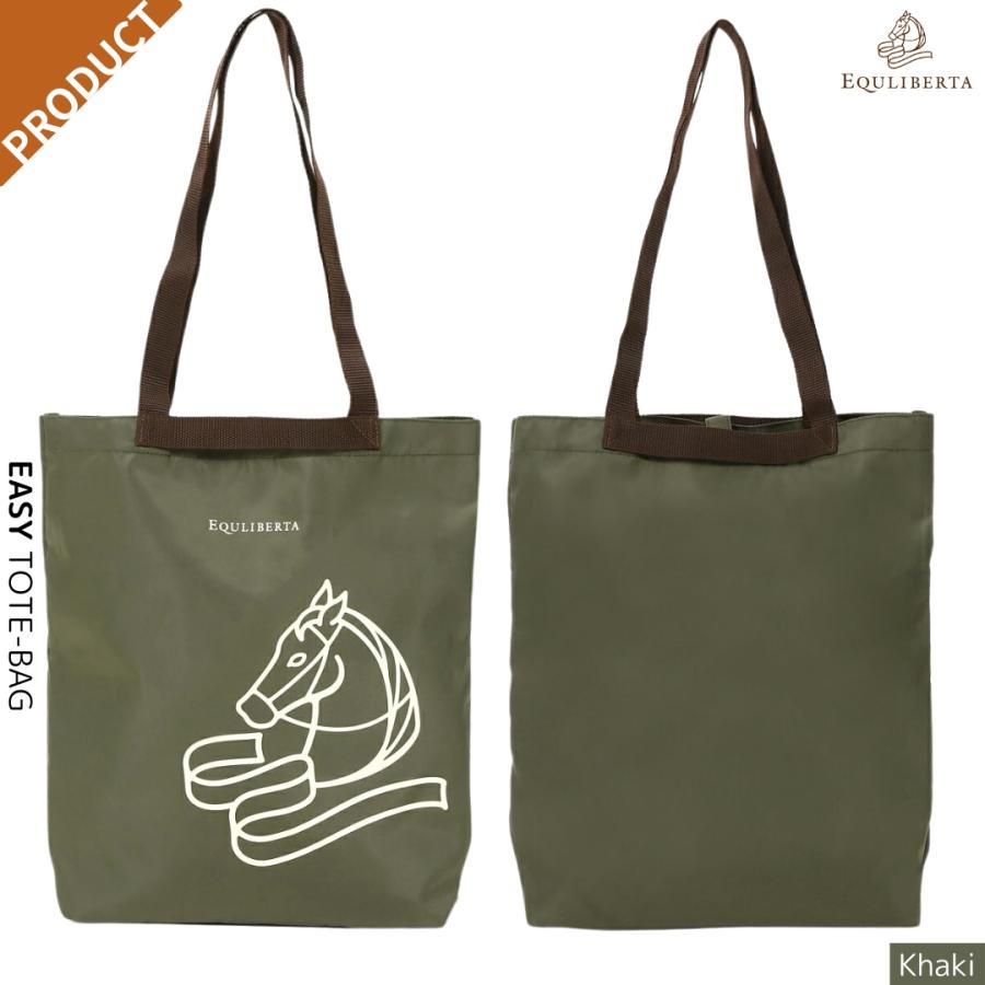 乗馬用品 EQULIBERTA イージィ トートバッグ カーキ 乗馬 馬具 : 乗馬