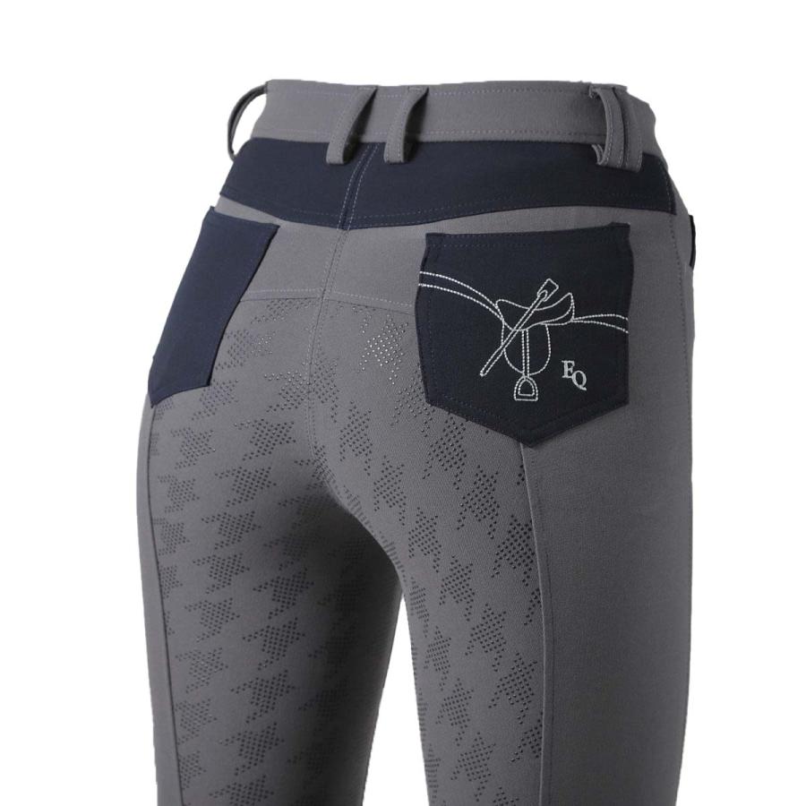 乗馬用品 EQULIBERTA バイカラーライディングキュロット フルグリップ