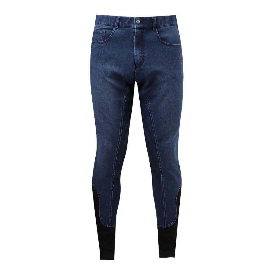 乗馬用品 EQULIBERTA デニム キュロット フルグリップ メンズ ダーク