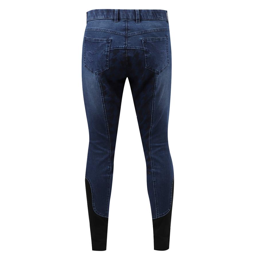 乗馬用品 EQULIBERTA デニム キュロット フルグリップ メンズ ダーク