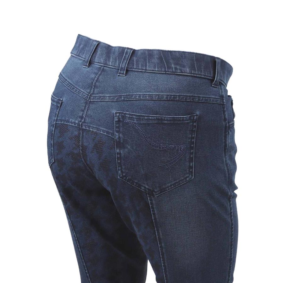 乗馬用品 EQULIBERTA デニム キュロット フルグリップ メンズ ダーク