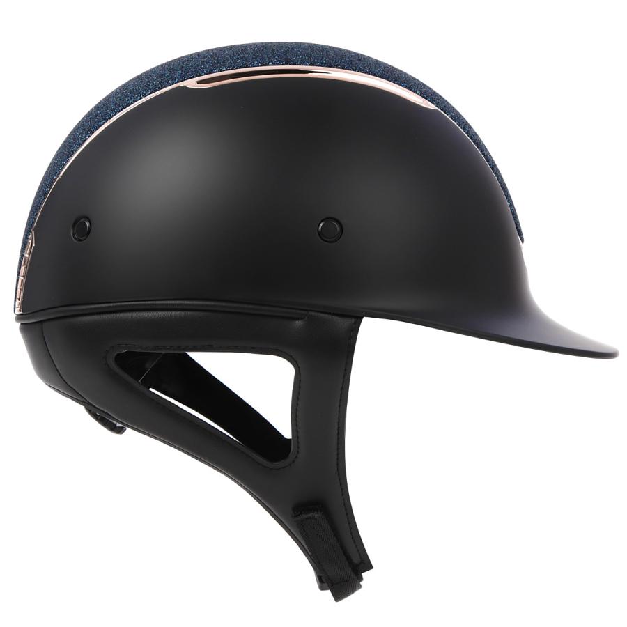 乗馬用品 EQULIBERTA レクラ ダイヤル調整ヘルメット ブラック 