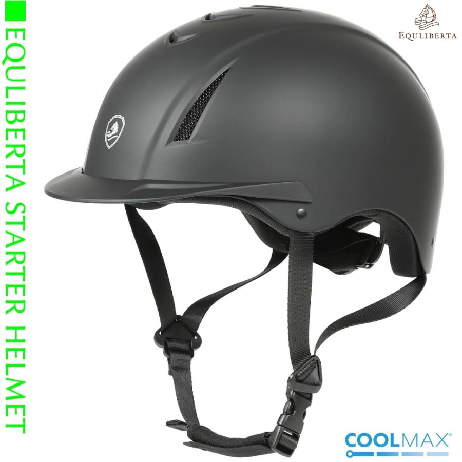 乗馬用品 EQULIBERTA スターター ダイヤル調整ヘルメット クール 