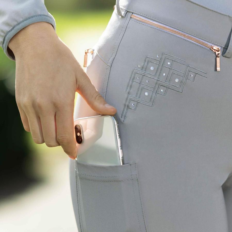 乗馬用品 HKM ローズゴールドスパークル キュロット フルグリップ 