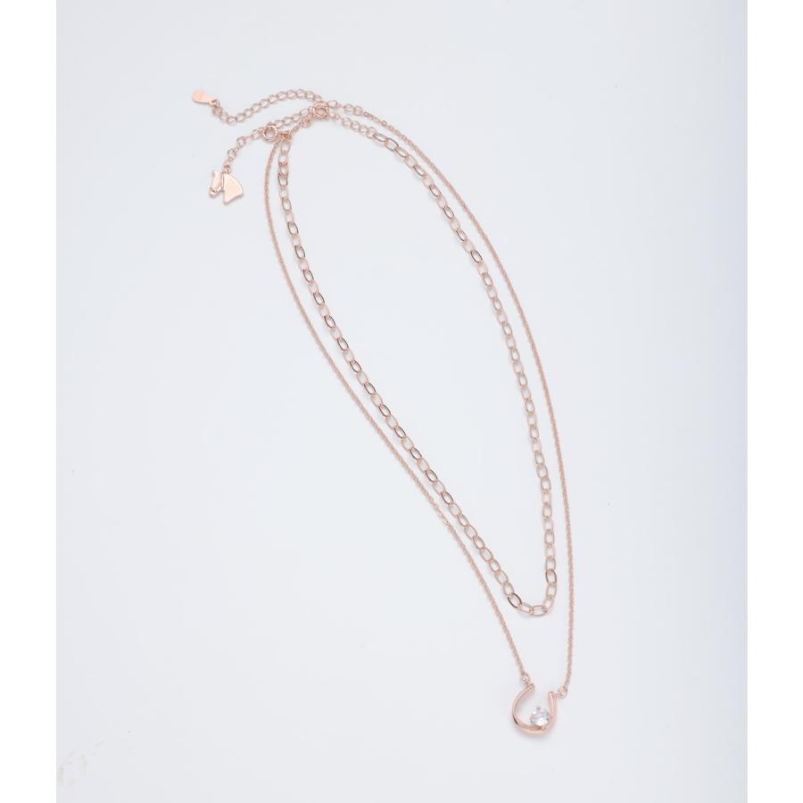 乗馬用品 JODHPURS 3way シルバーネックレス ピンクゴールド 乗馬 馬具