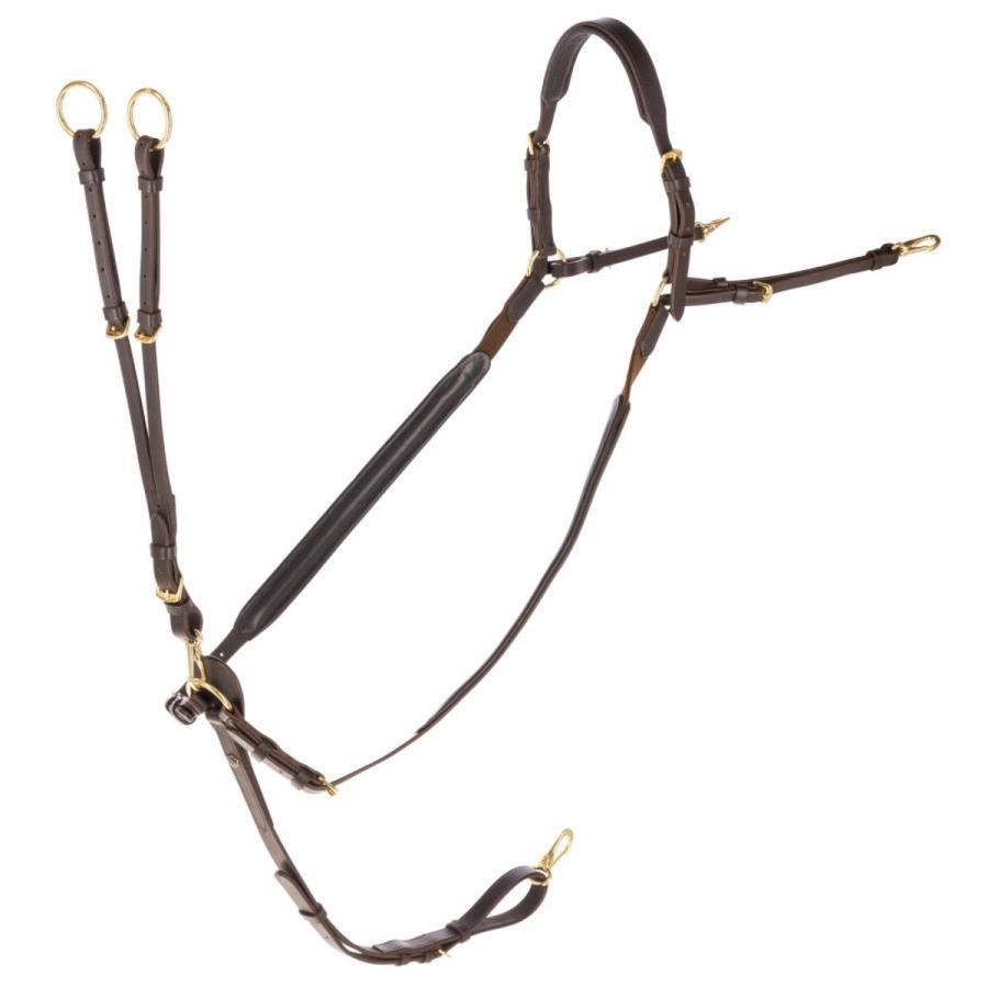 乗馬用品 Covalliero 胸ガイ ブラウン 乗馬 馬具 : 乗馬用品専門店
