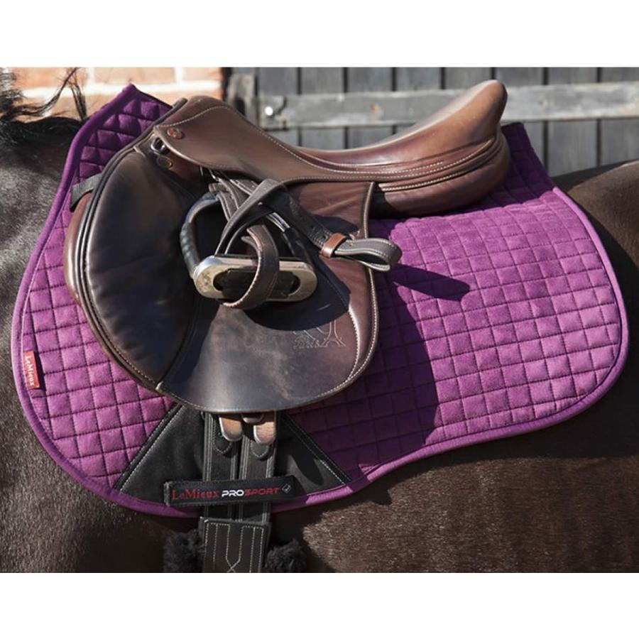 乗馬用品 LeMieux プロスポーツ スエード GP スクエア サドルパッド ベネトンブルー 乗馬 馬具 lmha9269bl