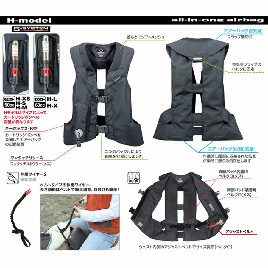 最大10%OFFクーポン乗馬用品 hit-air 改良版エアバッグプロテクター