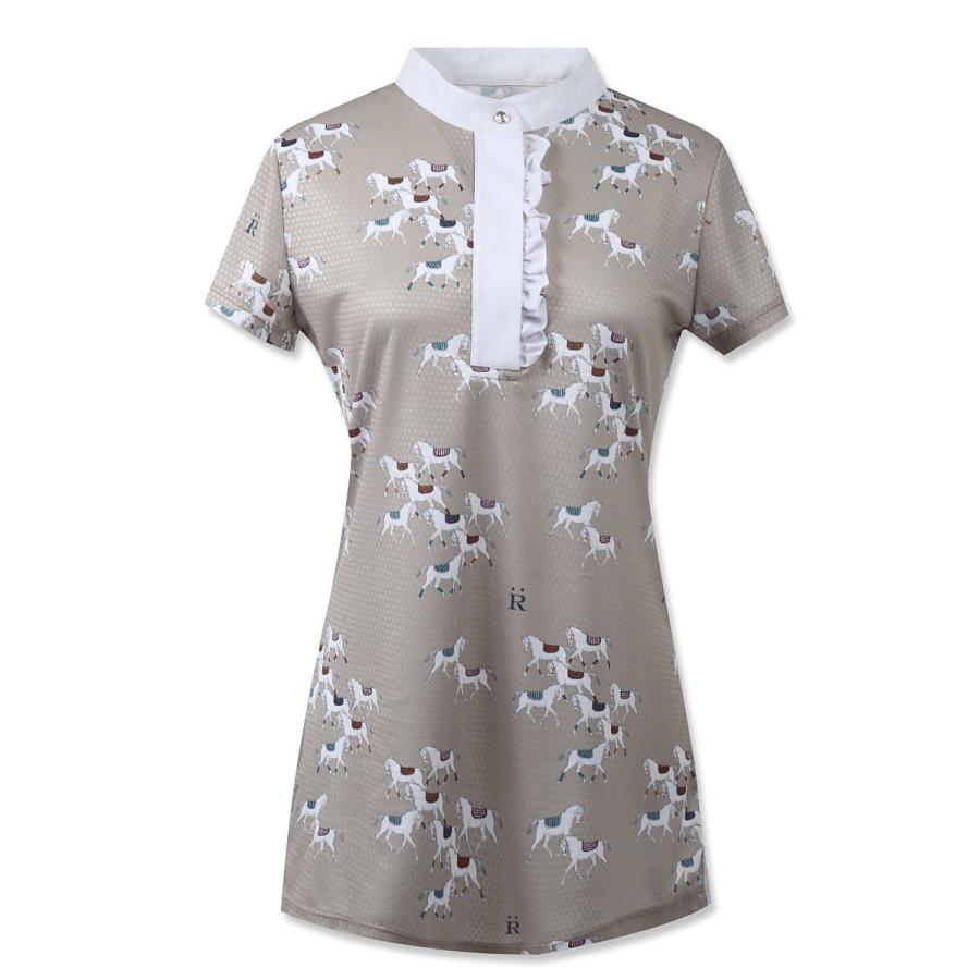 気質アップ 乗馬用品 送料無料 Ronner バレンシア テクニカル 半袖 シャツ レディース トープ 乗馬 馬具 100 本物保証 Www Thedailyspud Com