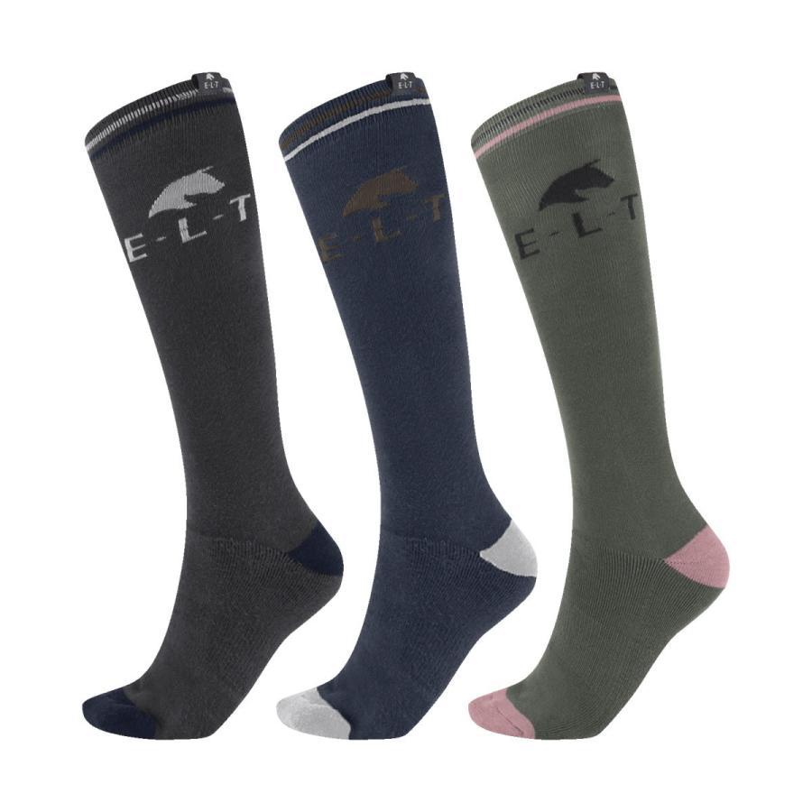 乗馬用品 E L T 乗馬用 ソックス 3足 セット 乗馬 馬具 【楽天カード分割】 乗馬用品 E L T 乗馬用 ソックス 3足 セット 乗馬 馬具 【楽天カード分割】