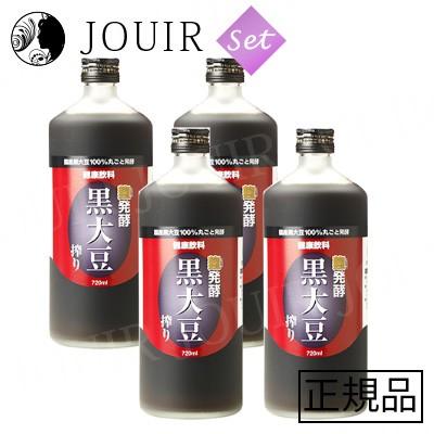 醗酵 黒大豆搾り 720ml 4本仕掛ける その他健康ドリンク-ダイエット、健康