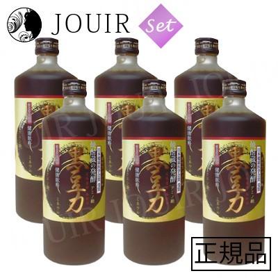 発酵 黒豆力 プレミアム発酵 黒大豆搾り 720ml 6本セット : ジュイール
