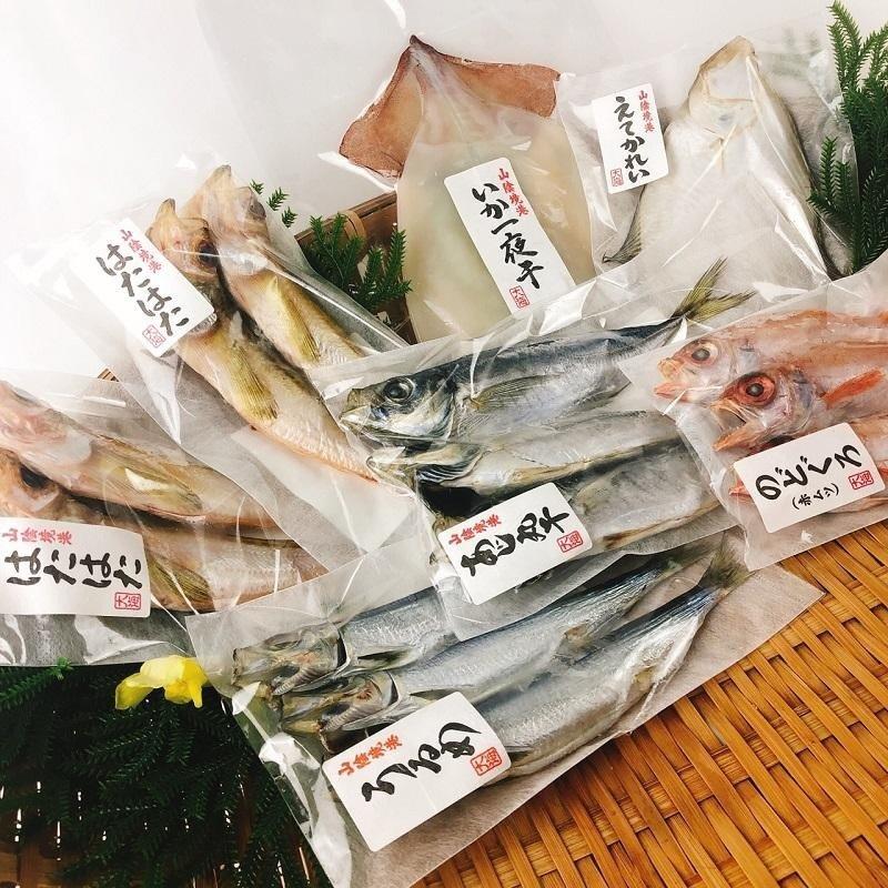 送料無料 干物セット ギフト 鳥取県境港産 こだわりの贅沢干物 丸干し6