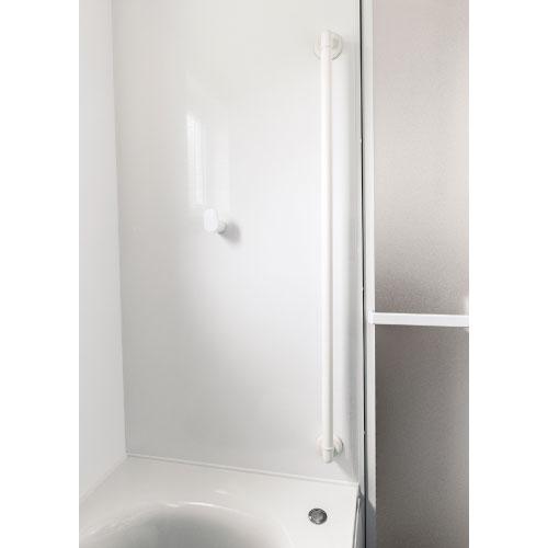 マツ六 BAUHAUS SAP-I-N400W 手すり 浴室用 I型 400mm 32mm径 ソフト