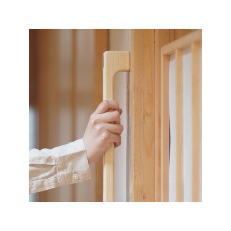 手すり 木製 室内 玄関 階段 介護 立ち上がり補助 縦横兼用 600mm 60cm