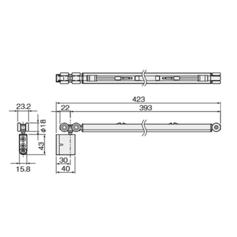 アトム 上吊引戸金具 FCX-292-K 2wayソフトクローズ上部吊り車 HRシリーズ ATOM 引戸金具 建具金物_5