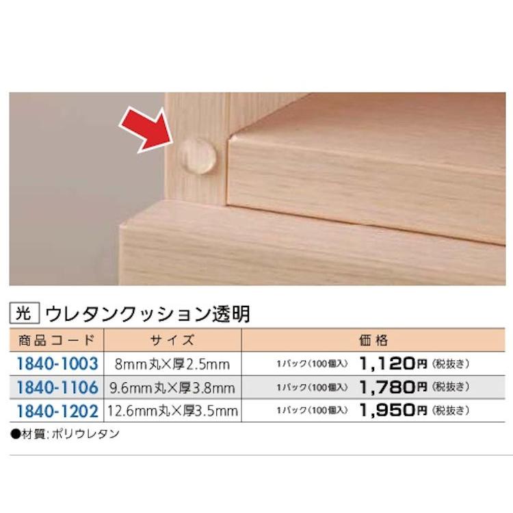 戸当たり ウレタンクッション 透明 光 サイズ12 6mm丸 厚み3 5mm 100個入 1840 12 ジュールプラスyahoo 店 通販 Yahoo ショッピング