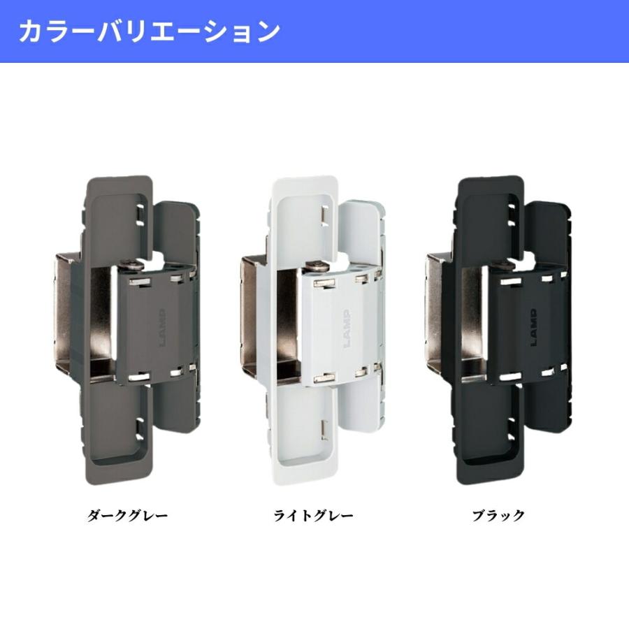 裏丁番 おしゃれ 黒 建付 ドア 蝶番 スガツネ工業 枠側面付隠し丁番 全