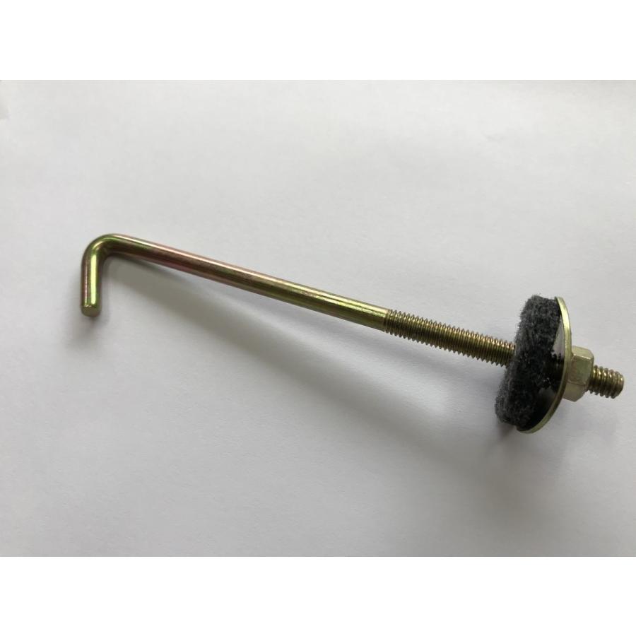 フックボルト 波板 スレート屋根 取付金具ゴールド フェルト付き サイズ6 125mm ジュールプラスyahoo 店 通販 Yahoo ショッピング