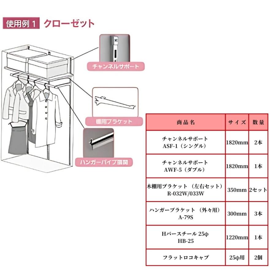 ROYAL チャンネルサポート ロイヤル 木棚用ブラケット 棚板取付ねじ WT