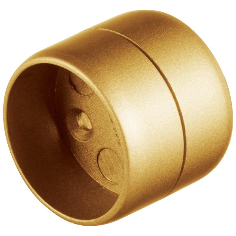 手すりブラケット 32mm 金具 マツ六 BE-16G 直ジョイント ゴールド