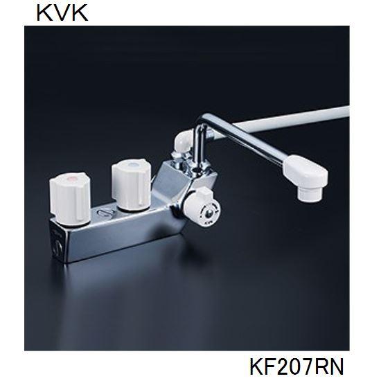KVK KF207RN デッキ形一時止水付2ハンドルシャワー 未使用品 KVK KF207RN 浴室用 デッキ形一時止水付2ハンドルシャワー 一般