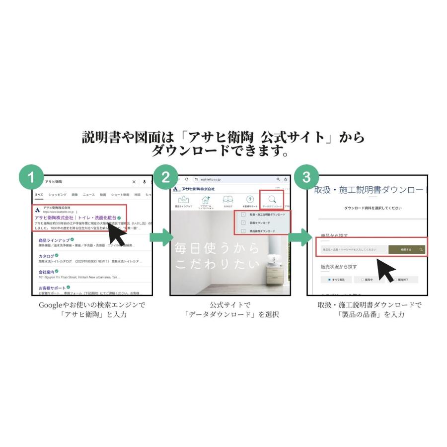 アサヒ衛陶 洗面化粧台 AURA（オーラ）600mm 下台のみ LKAU600AFNJ【全