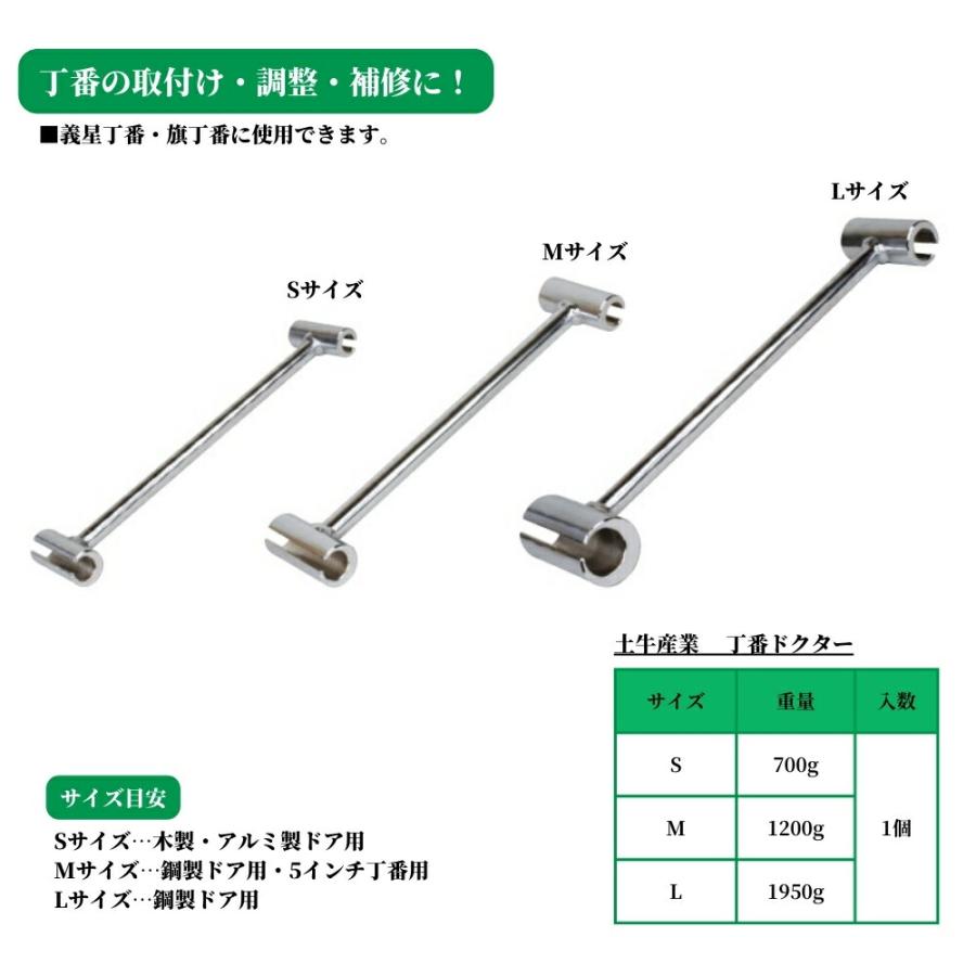丁番 調整 工具 ドア 蝶番 修理 建付け調整 土牛 丁番ドクター S M L 