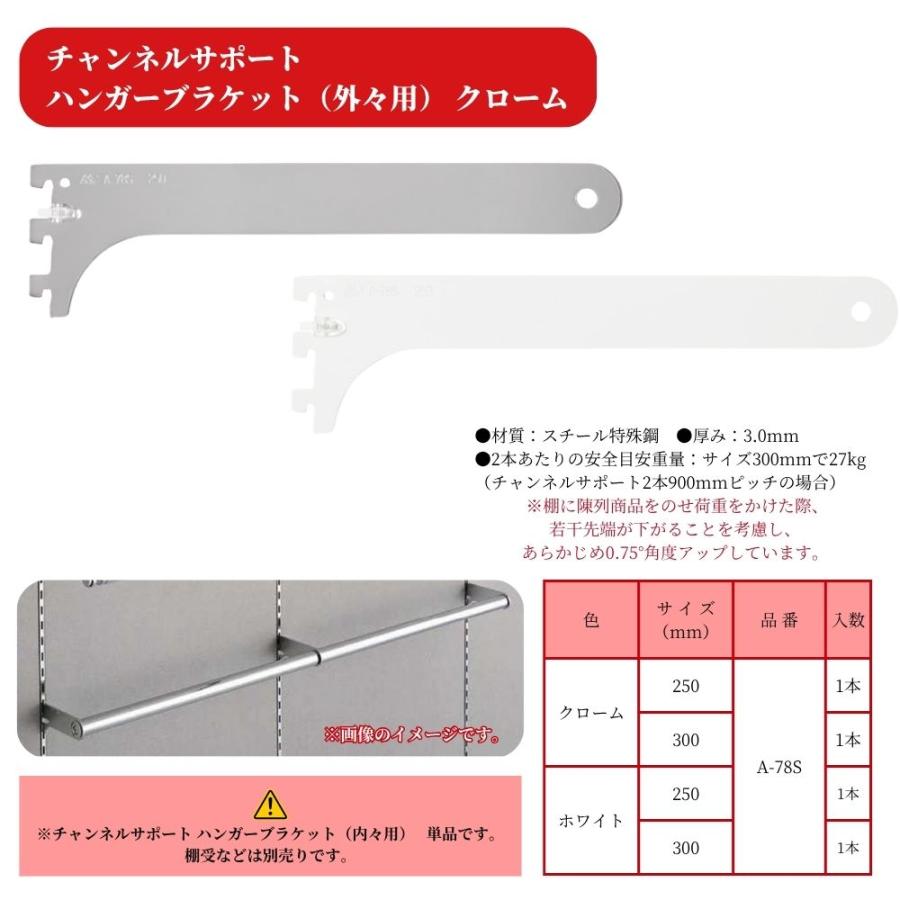 ROYAL ロイヤル ハンガーブラケット 内々用 A-78S チャンネルサポート