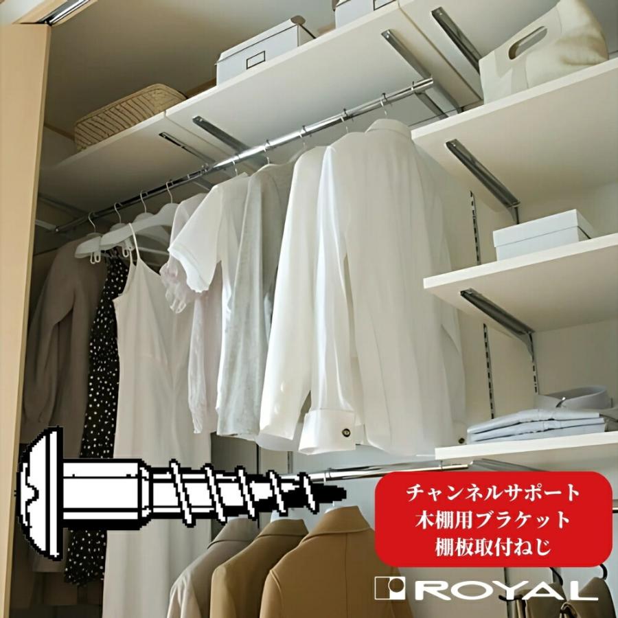 ロイヤル 木棚用ブラケット専用 取付ねじ【WT-P】50本入 チャンネル