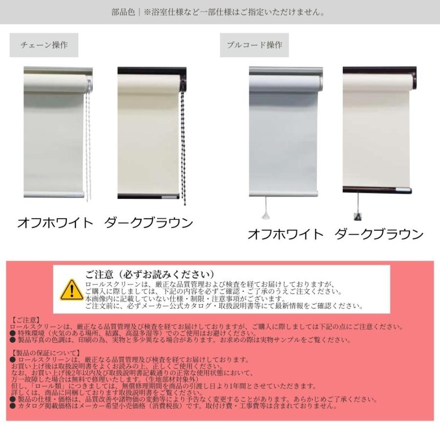 ロールスクリーン 標準仕様 ディオリア 遮光 幅91〜135cm×高さ121〜180cm オーダー1cm単位 立川機工 日本製 ロールカーテン_8