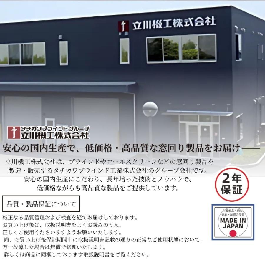 立川機工 フリーハング type3 可動式 (ロールスクリーン一体型) オーダー1cm単位 Cocorun 抗菌+ 幅61〜80cm×高さ201〜250cm×奥行35cm_1