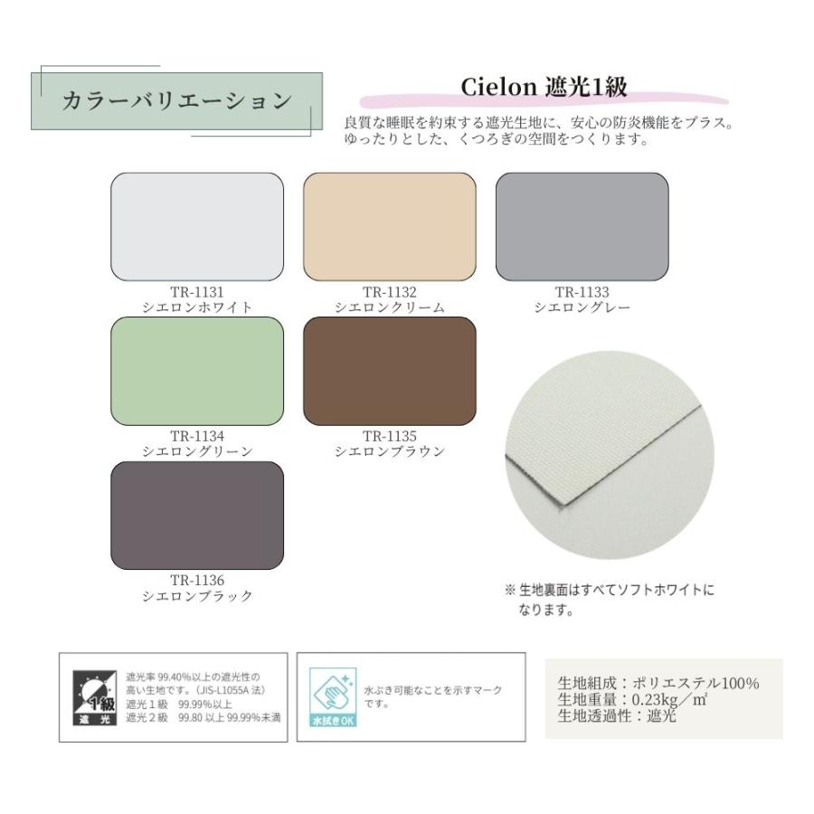 立川機工 フリーハング type3 可動式 (ロールスクリーン一体型) オーダー1cm単位 cielon 遮光1級 幅81〜90cm×高さ181〜200cm×奥行35cm_11