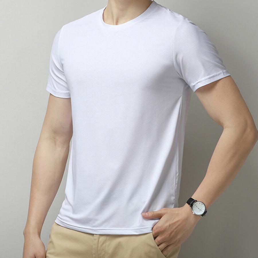 SIPERLARI インナーシャツ メンズ ５枚組 綿100% 抗菌防臭加工 半袖クルーネック Tシャツ やわらか肌着 白 (ホワイト, X