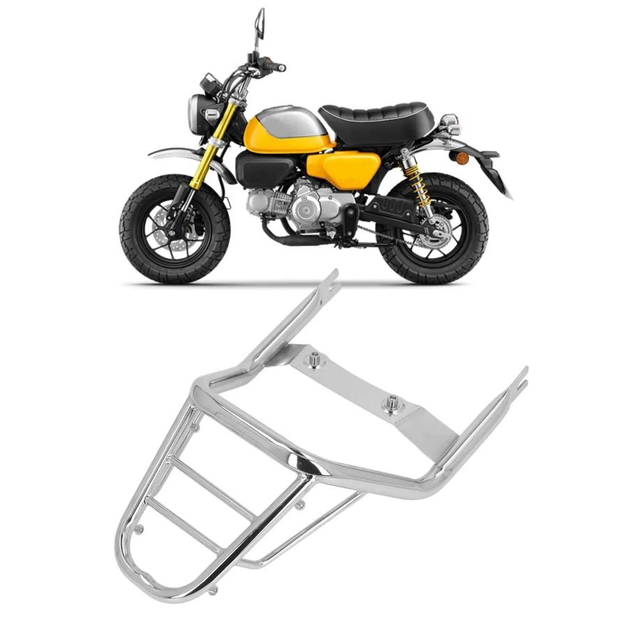 モンキー 125  リアキャリア  リアラック  荷台 JB02  JB03  シルバー  社外品の画像