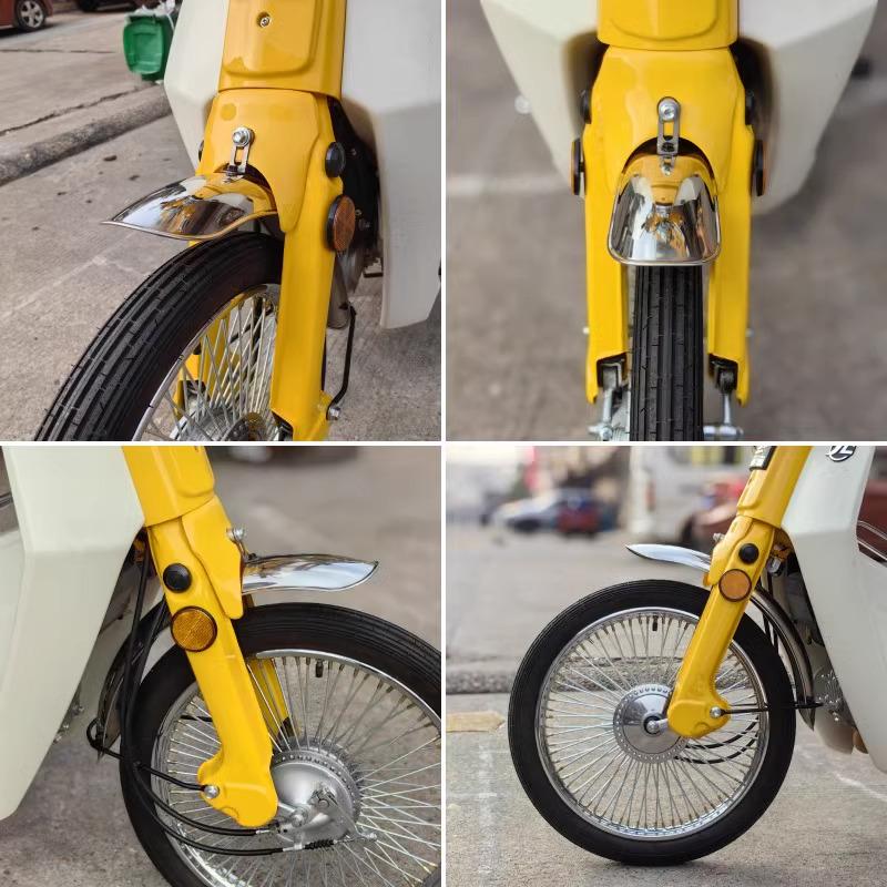 フロントフェンダー スーパーカブ C50 C70 C90 リトルカブ シルバー