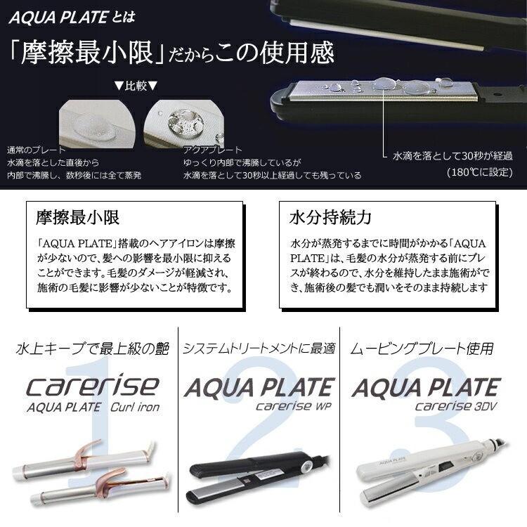 carerise ケアライズ AQUA PLATE MINI ヘアアイロン SI-50 海外対応