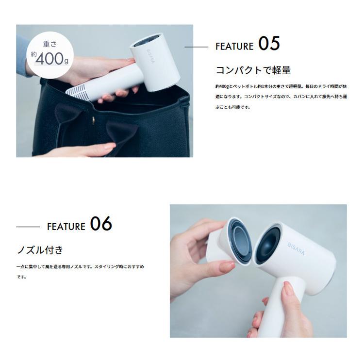 QUADS（クワッズ） BISARA mini ビサラ ミニ BLDCイオンドライヤー 大