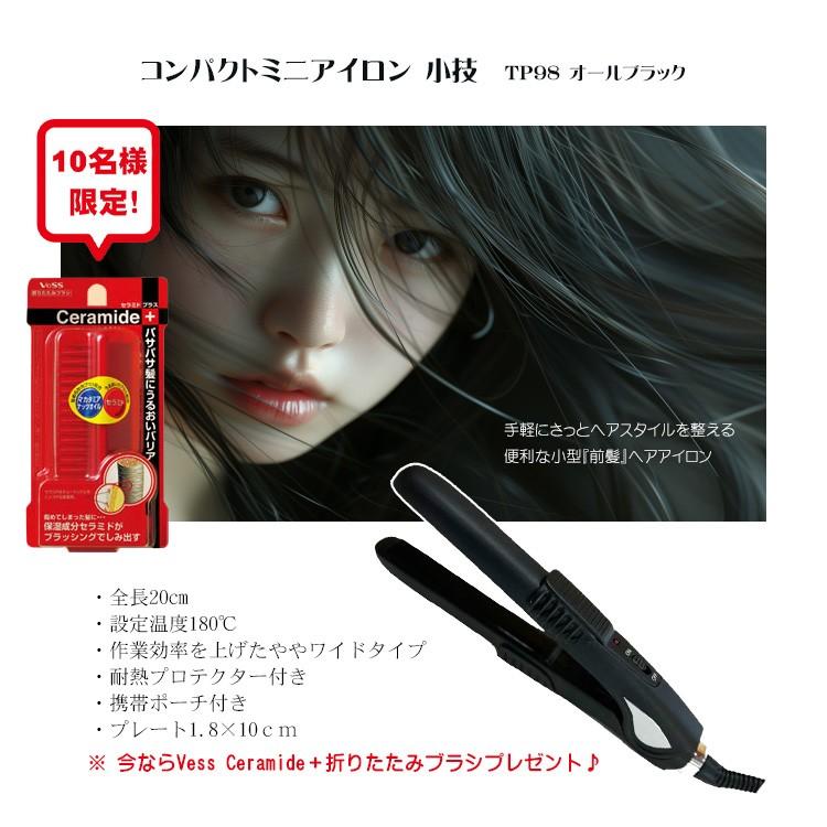 10名様限定！プレゼント付き コンパクトミニアイロン 小技 TP98