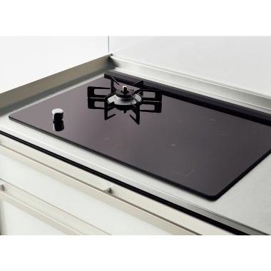 クリナップ ガスコンロ ZHARR7R17AGK-K ハイブリッドコンロ Dual Chef